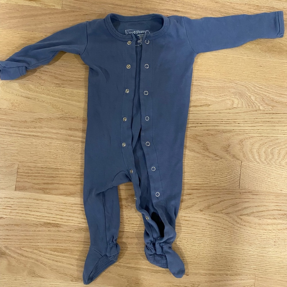 L’oved Baby blue sleeper, size 3-6 months